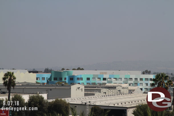 Something I keep forgetting to mention.  Several weeks (now months I think) ago they repainted the Team Disney building along the freeway.