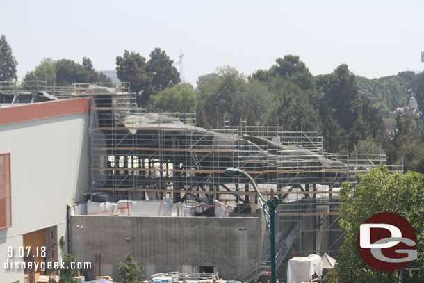 The wire mesh for this area continues to take shape.  I did not see any concrete yet.