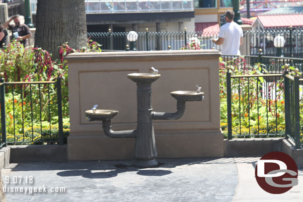 The drinking fountains have finally returned to Paradise Gardens Park.