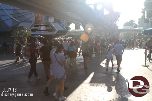 The walls are gone from the project in Tomorrowland.