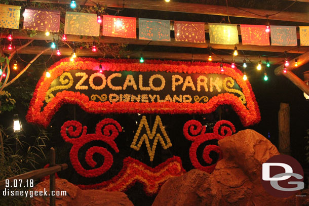 Zocalo Park celebrating Dia De Los Muertos