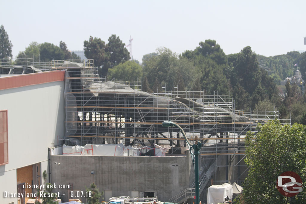 The wire mesh for this area continues to take shape.  I did not see any concrete yet.