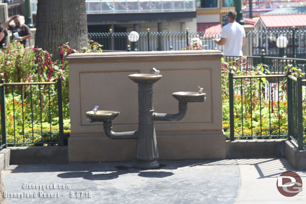 The drinking fountains have finally returned to Paradise Gardens Park.