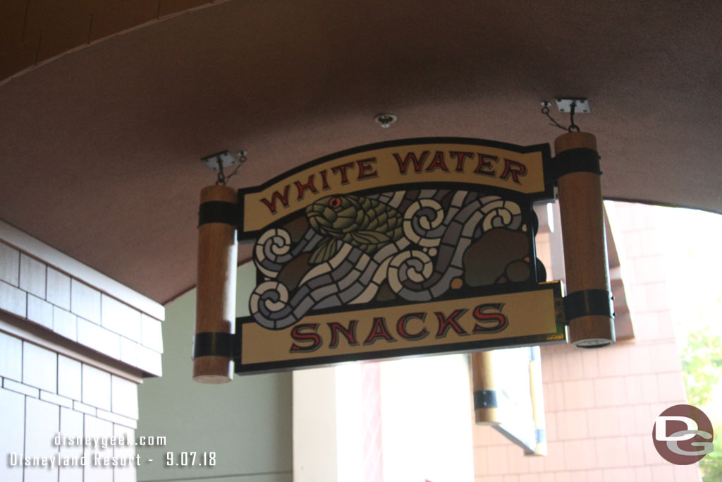 White Water Snacks will be closing for renovation and expansion soon. 