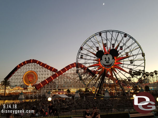 Pixar Pier this evening.