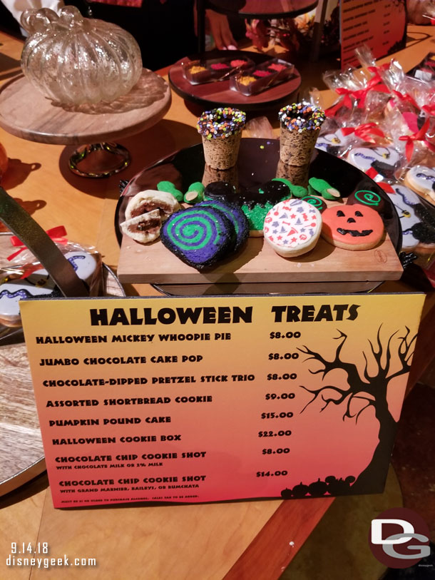 Treats for sale nearby.