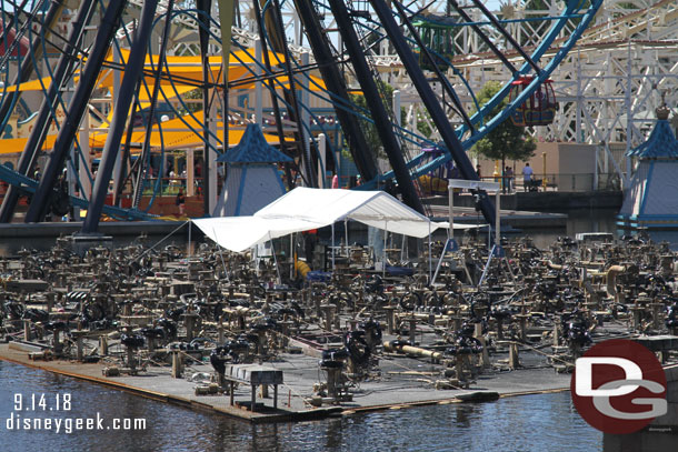 World of Color renovation work continues.