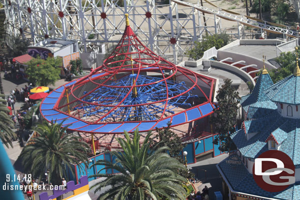 Jessie's Critter Carousel from above.