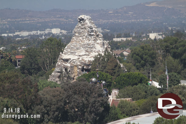 Matterhorn renovation continues at Disneyland.