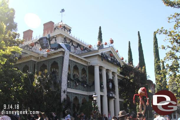 Visited the Haunted Mansion Holiday next