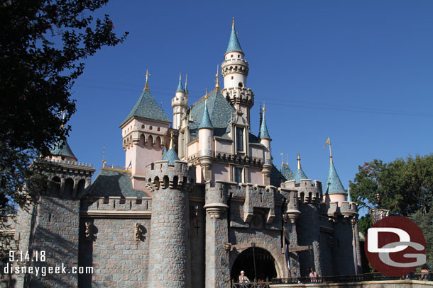 Sleeping Beauty Castle this afternoon.