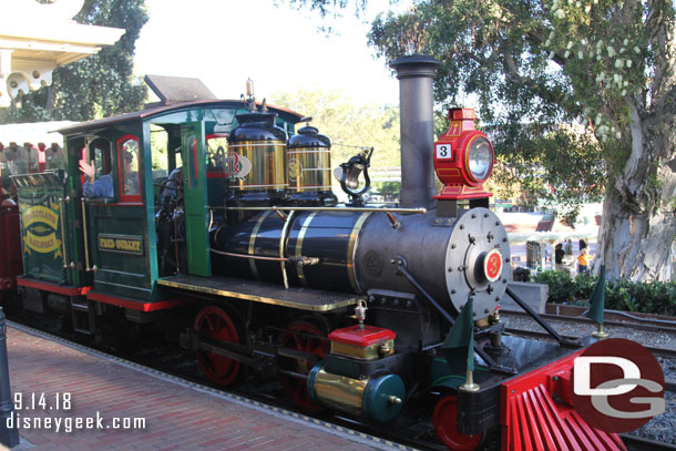 Time for a grand circle tour on the Disneyland Railroad.