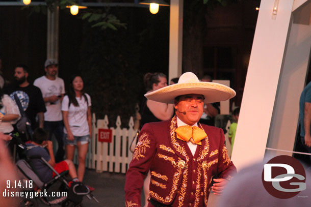 The Musical Celebration of Coco. I arrived late due to Racers taking longer than planned so I was several rows back and not a great spot.