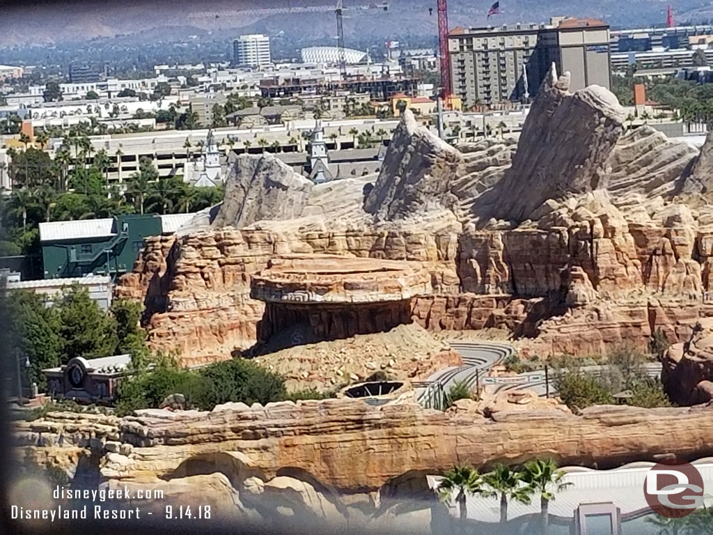 Radiator Springs Racers appeared to be down, no races on my two passes.