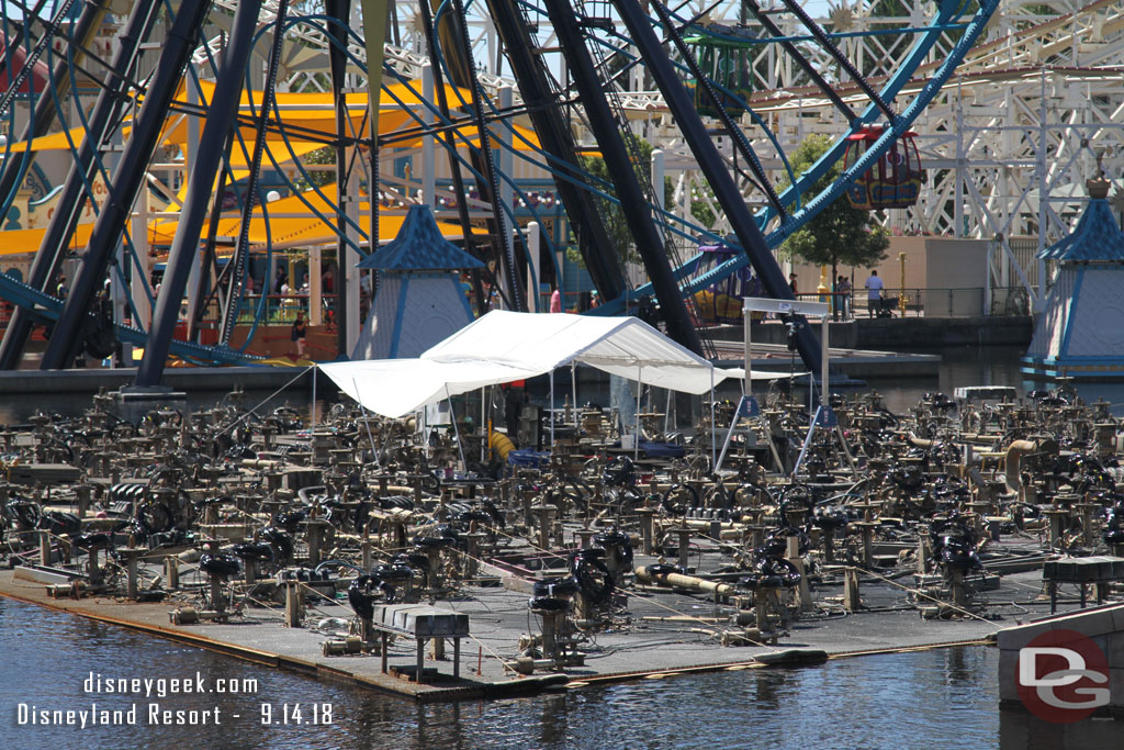 World of Color renovation work continues.