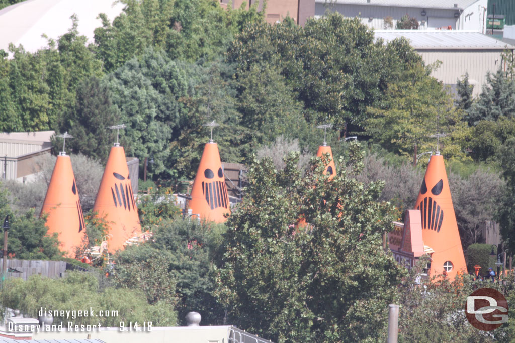 The Cozy Cone decorated for Haul-O-Ween.