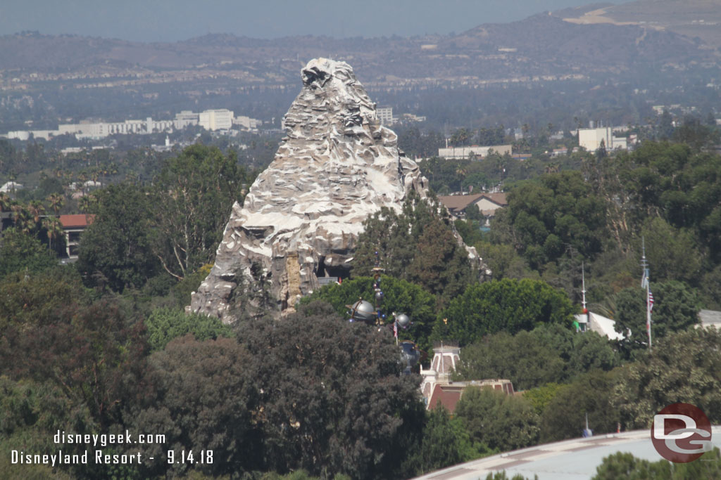 Matterhorn renovation continues at Disneyland.