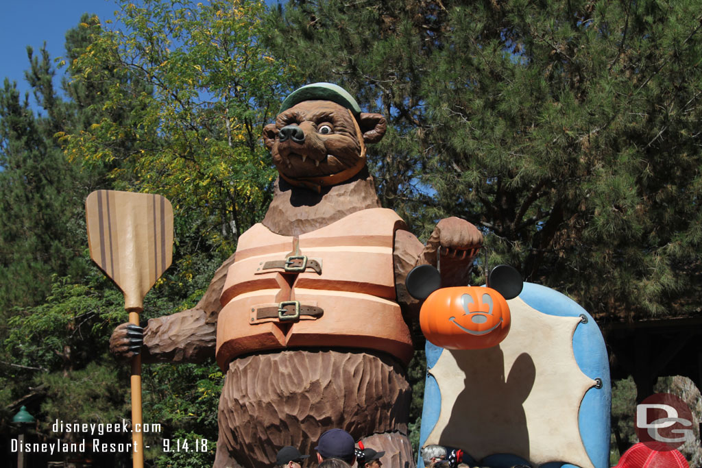 The Grizzly Bear is ready to trick or treat