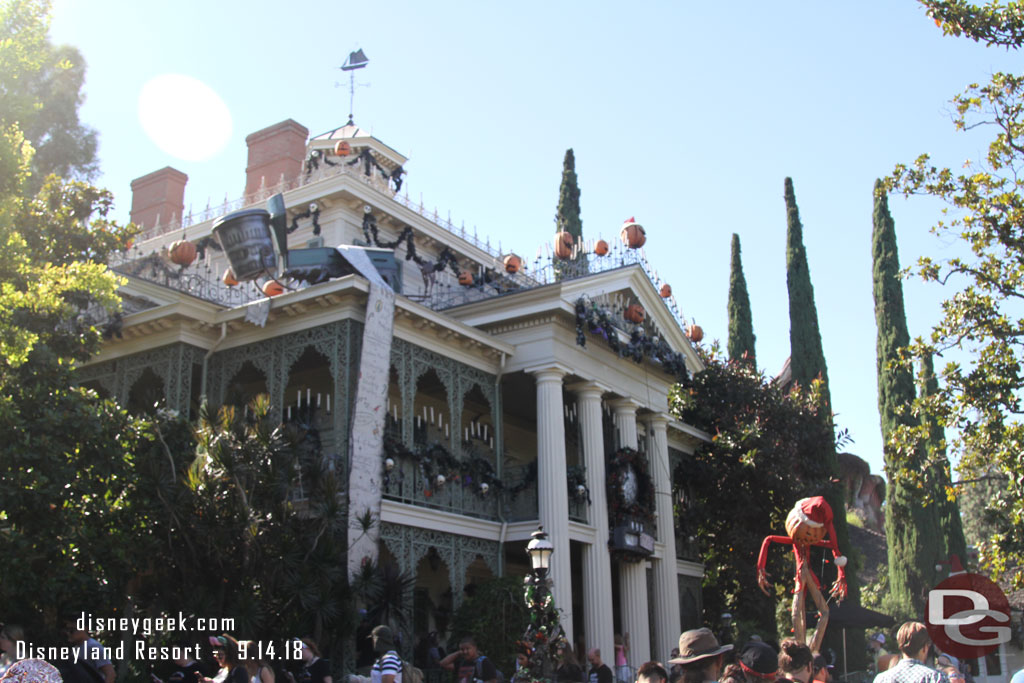 Visited the Haunted Mansion Holiday next