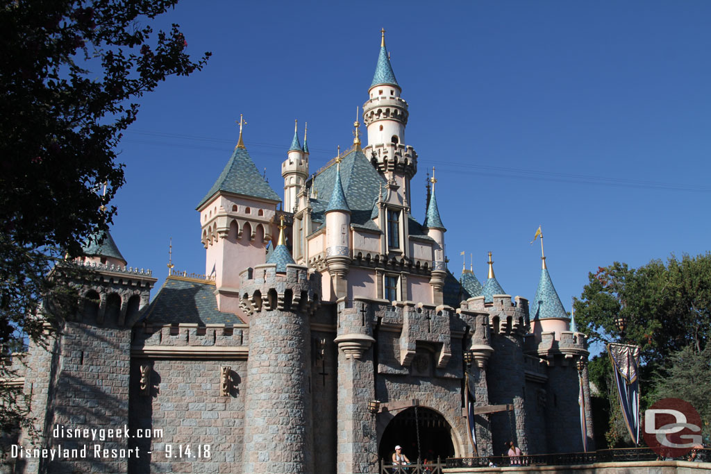 Sleeping Beauty Castle this afternoon.