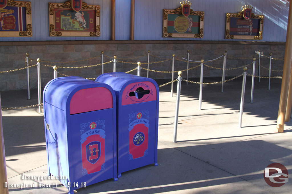 Dumbo area trashcans.