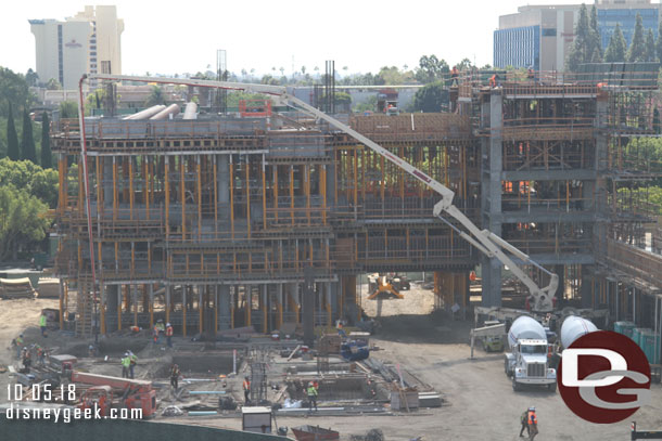 Looks like foundation work for the escalators.