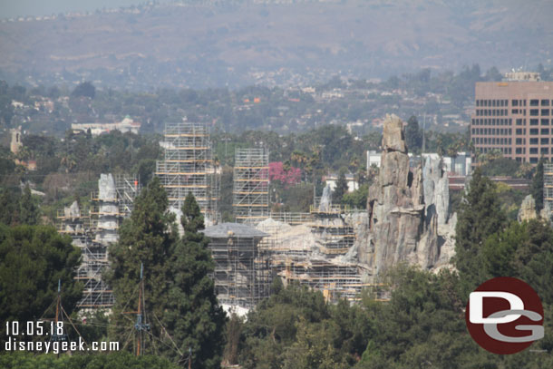 Star Wars: Galaxy's Edge from the top of the wheel.