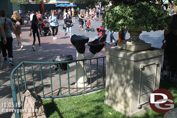 The drinking fountain near the line board was out of order today.