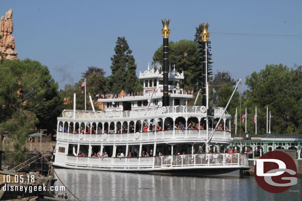 The Mark Twain top deck was closed so I skipped a cruise this afternoon.