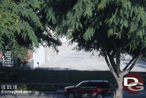 The former Carousel inn is now gone.  Hard to see through the trees from the Monorail but it is a clearing now.