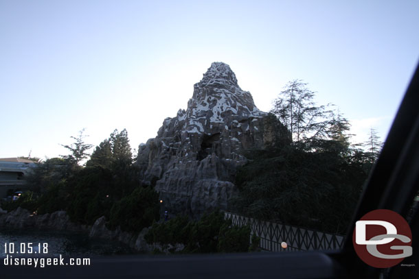 The Matterhorn is still closed for renovation work.