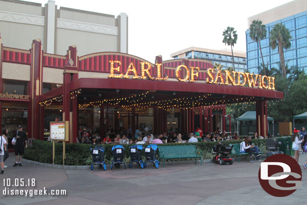 Earl of Sandwich returned this past week.