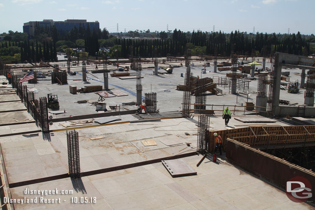 Here you can see the lower ramp will connect to the bridge on the 4th floor.