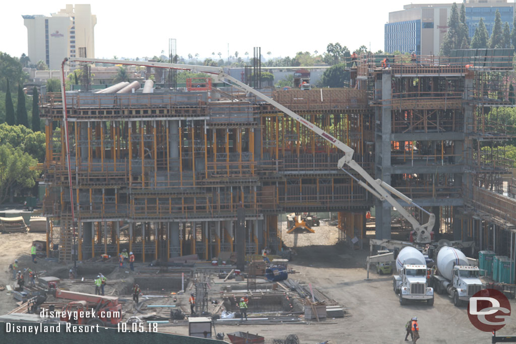 Looks like foundation work for the escalators.