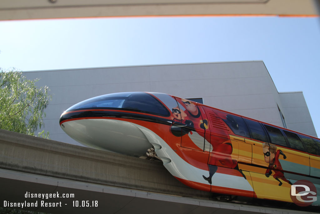 Monorail Orange still sporting the Pixar Fest overlay (so was Red).