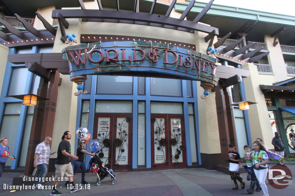 The center doorway still has the old sign.