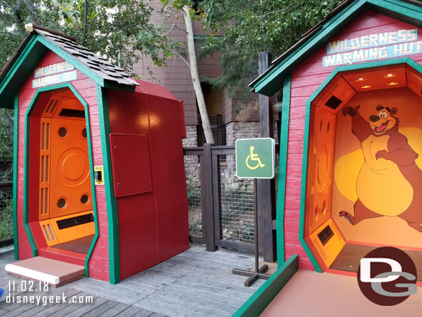 There are two new dryers located across from the Rushin' River Outfitters so you can warm up and dry off after experiencing Grizzly River Run.