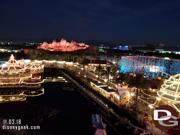 Pixar Pier and beyond Cars Land.