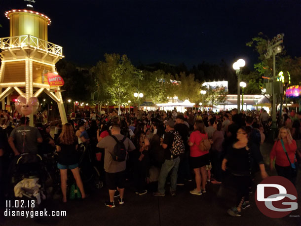 This is the final weekend for the Musical Celebration of Coco so stopped by to catch the 7pm show.  at 6:40pm this is the crowd already gathered.