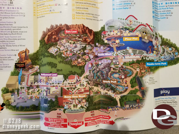 A look at the DCA one map to close out this picture set.