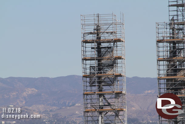 A closer look a the background spires.