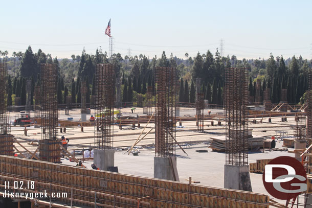 Looking out across the 4th floor and beyond.