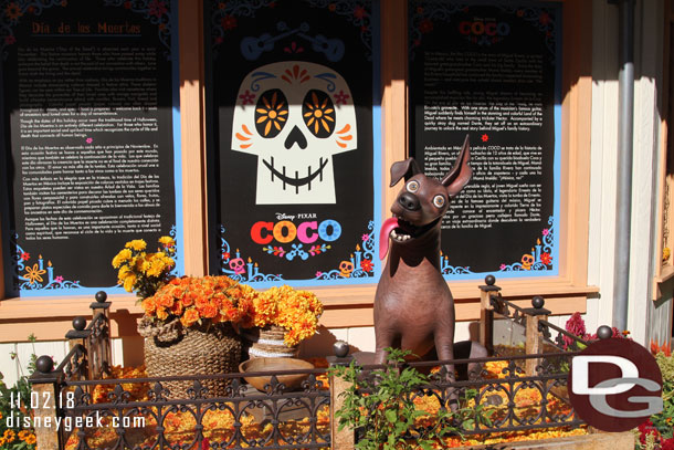 Coco was still being celebrated in Paradise Gardens. This is the final weekend before Christmas takes over.