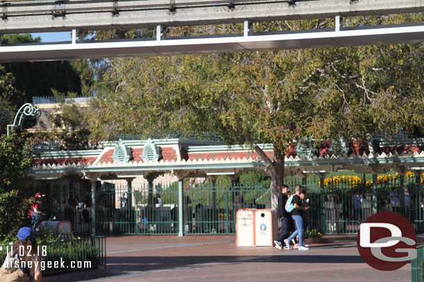 Halloween decorations removed from most of the entrance areas, no sign of Christmas yet.