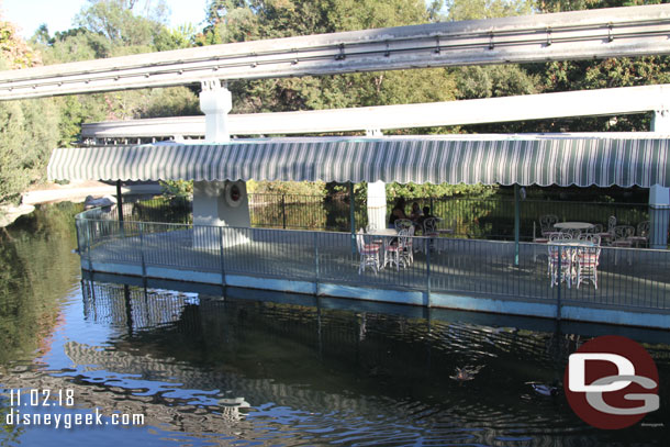 The work on the old motorboat area is complete.  Looks about the same to me from here.