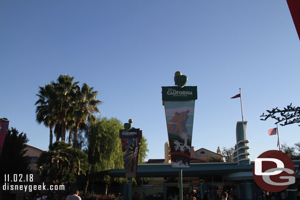 Banners in the Esplanade are back to regular ones now.