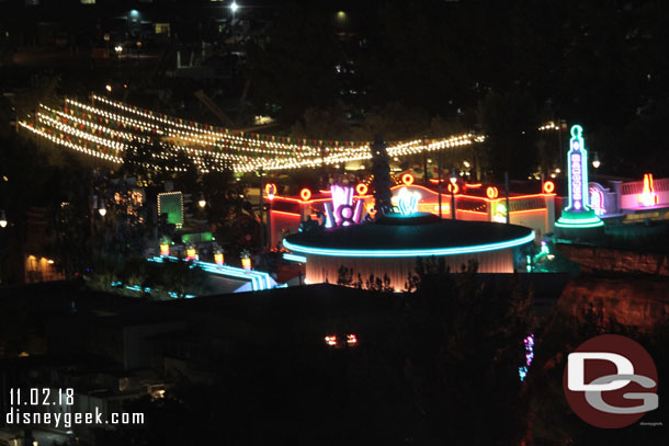 Cars Land neon this evening.