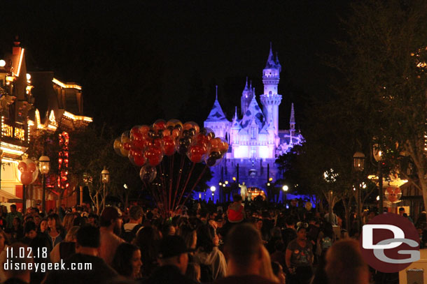 Main Street USA at 8:20pm