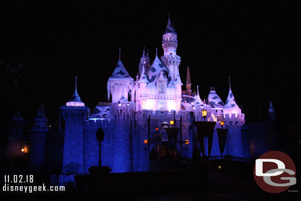 Sleeping Beauty Castle this evening.