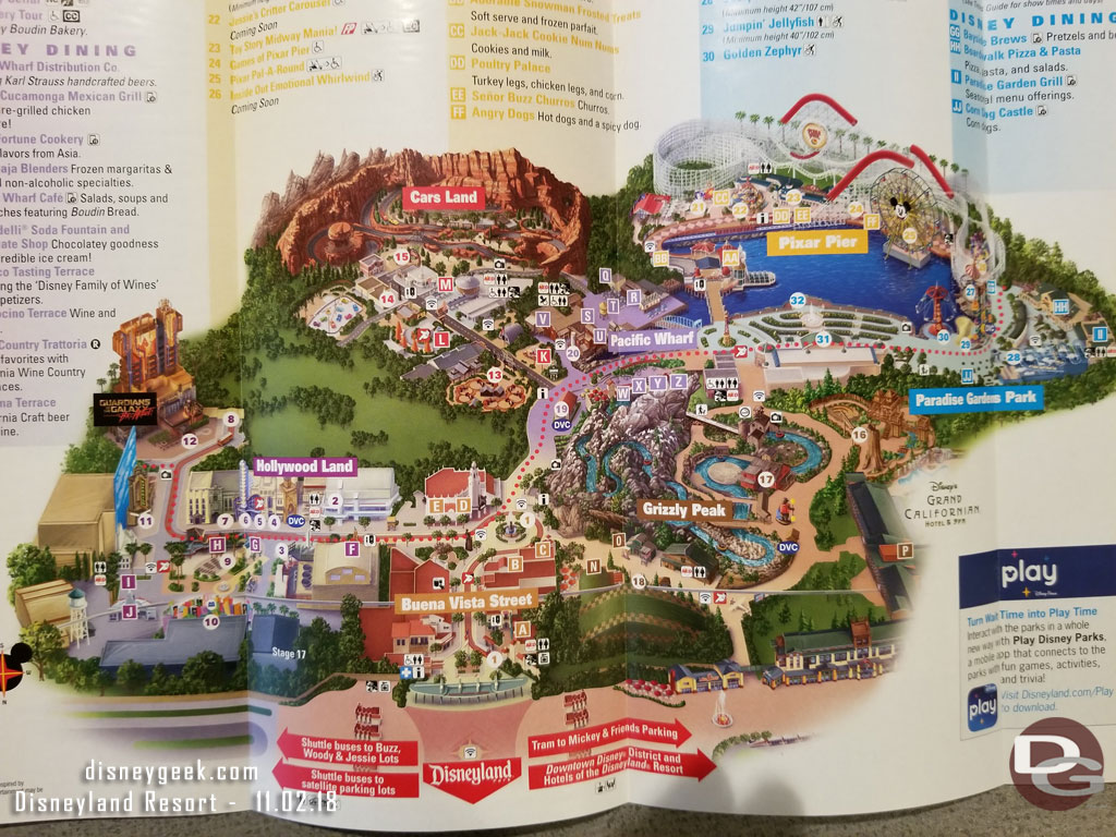 A look at the DCA one map to close out this picture set.